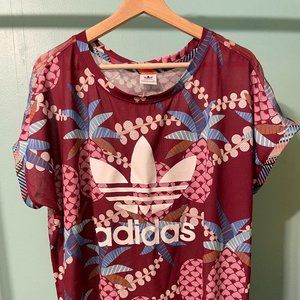 Adidas Originals oversize t-shirt mesh